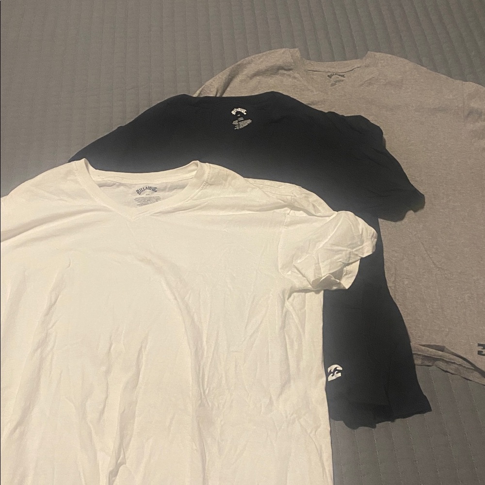 Billabong Tee Collection - White, Gray, Black